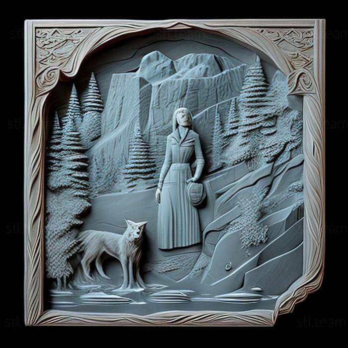 3D модель Игра Нэнси Дрю Белый волк из Сосульки (STL)
